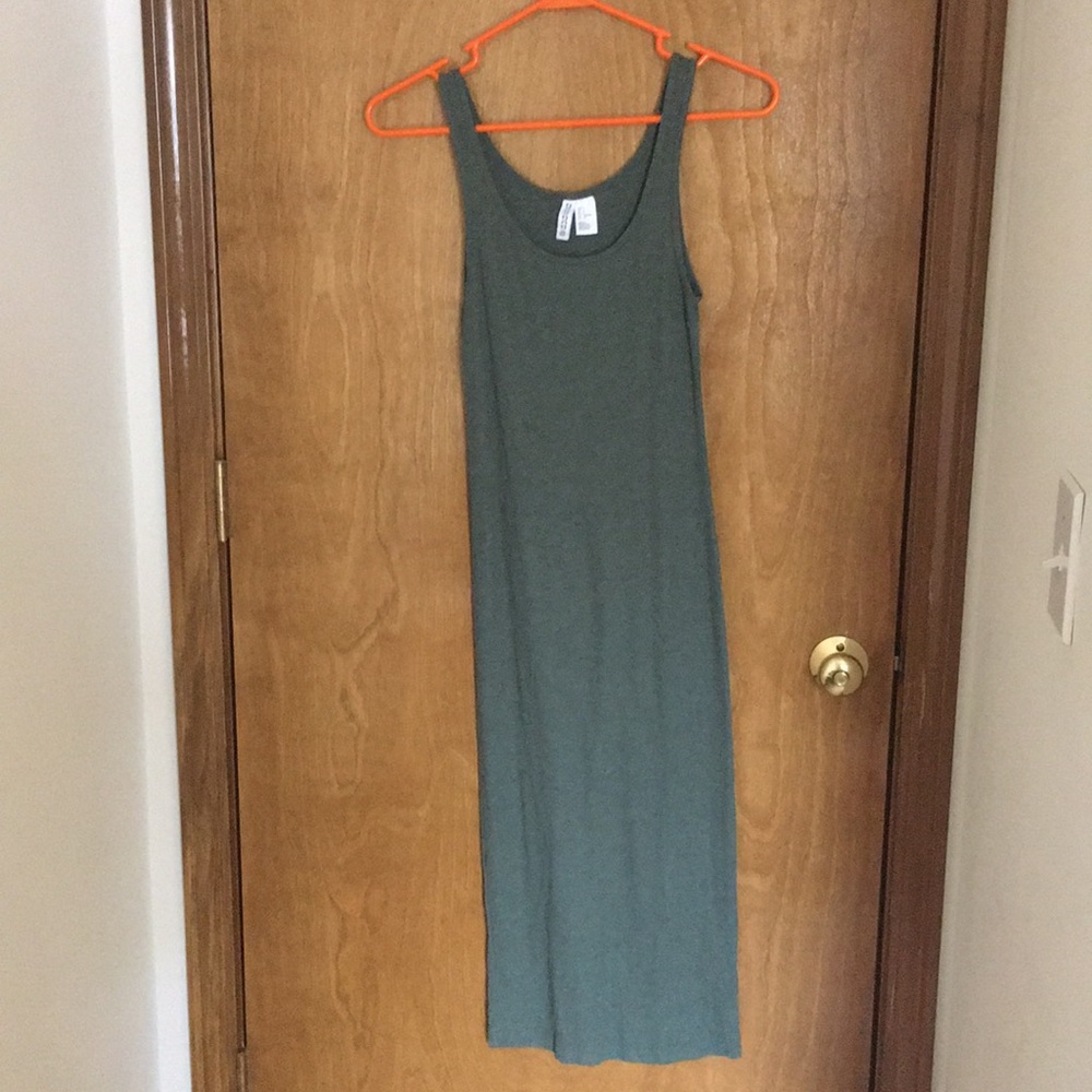 Long cotton/polyester dress